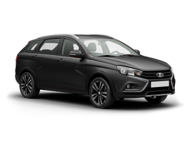 Lada Vesta SW Cross Цвет: Черная жемчужина